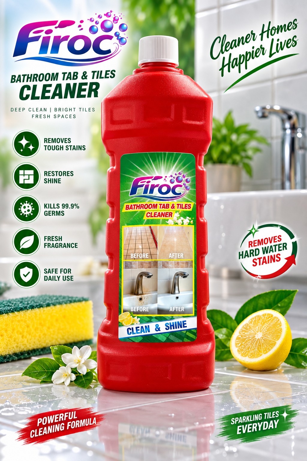 FIROC Bathroom and Tiles Cleaner