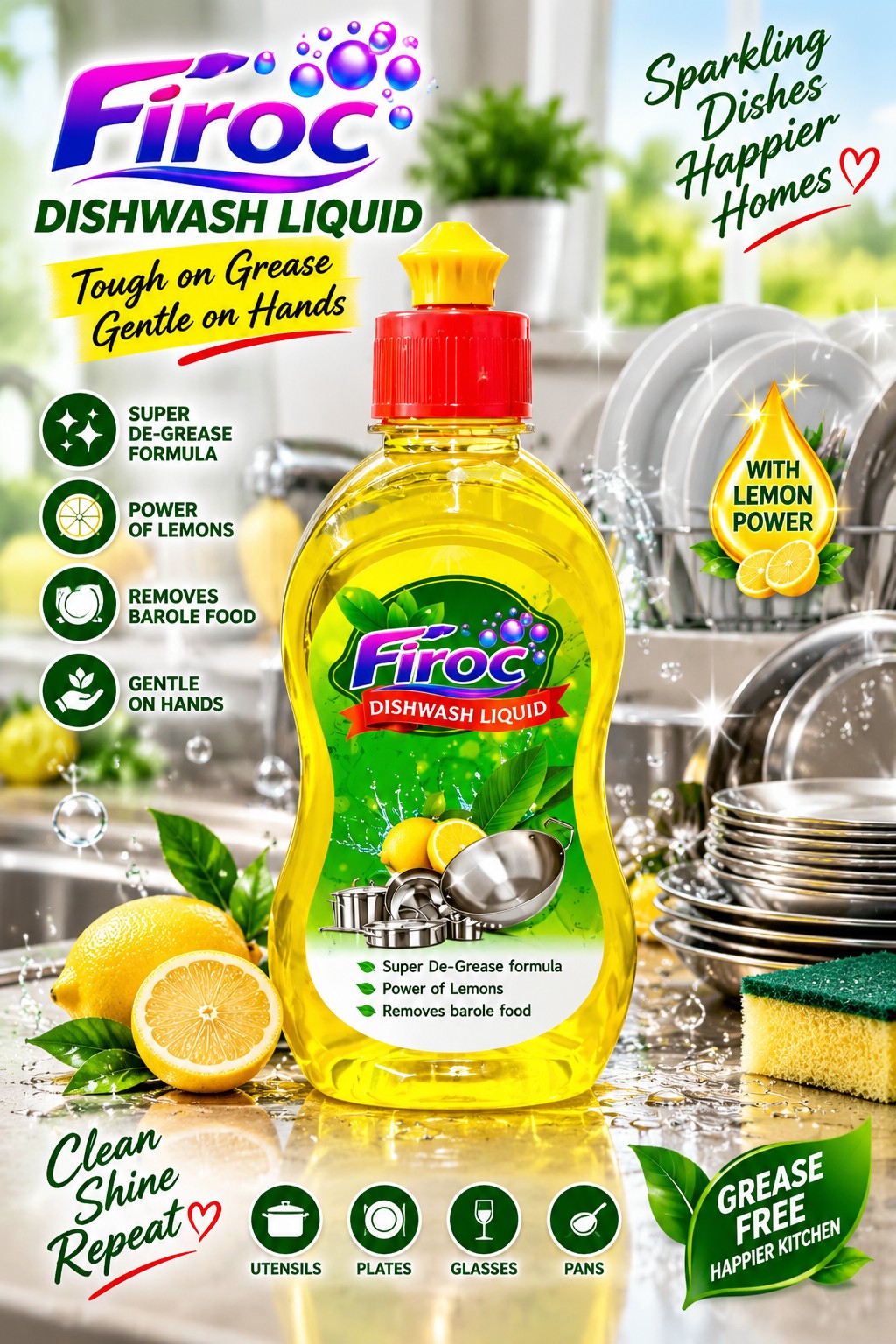 FIROC Dishwash Liquid